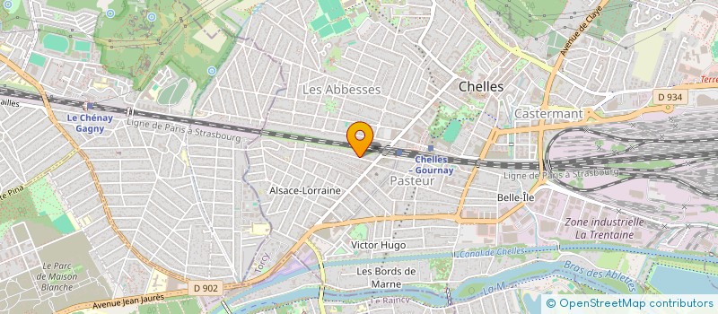 localisation de l'entreprise MONSIEUR TIPHAINE OILLO  CHELLES