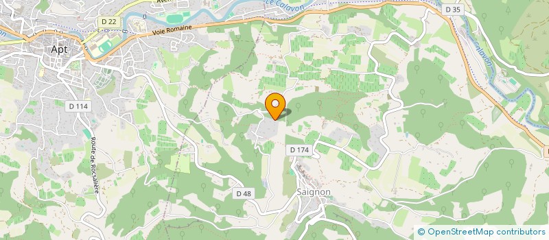 localisation de l'entreprise MONSIEUR TIPHAINE THOMASSIN  APT