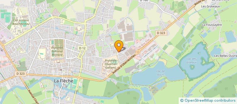 localisation de l'entreprise MONSIEUR TIPHEN GAUTIER  LA FLECHE