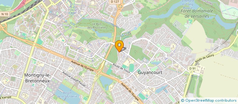 localisation de l'entreprise MONSIEUR TIROULE KEITA  GUYANCOURT