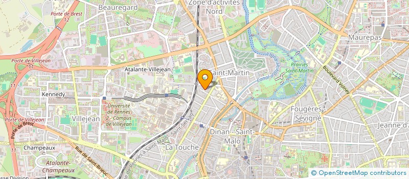 localisation de l'entreprise MONSIEUR TITANE DANIEL  RENNES