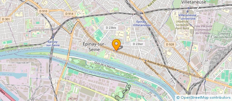 localisation de l'entreprise MONSIEUR TITI DEGBE à EPINAY-SUR-SEINE