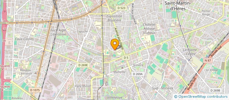 localisation de l'entreprise MONSIEUR TITI-MARIAN MARCIULESCU  GRENOBLE