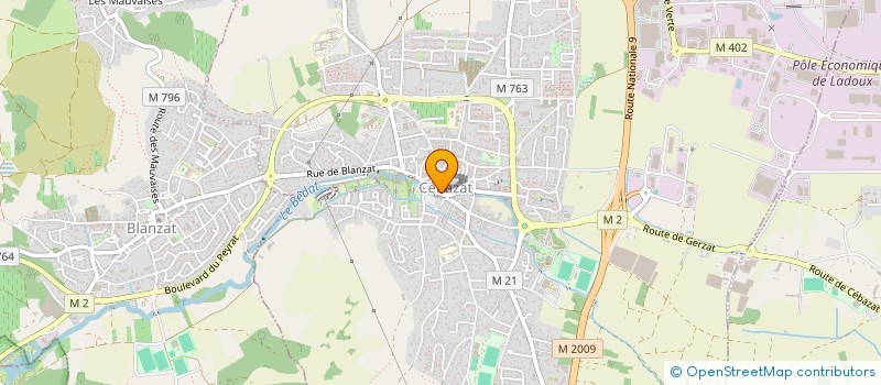 localisation de l'entreprise MONSIEUR TITINO OFFMANN  CEBAZAT