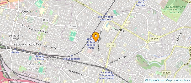 localisation de l'entreprise MONSIEUR TITO CHUMPITAZI OLAZA  LE RAINCY