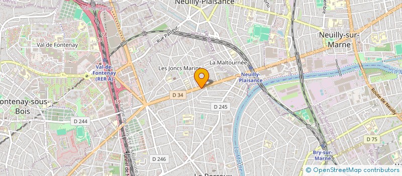 localisation de l'entreprise MONSIEUR TITO DA SILVA  LE PERREUX-SUR-MARNE