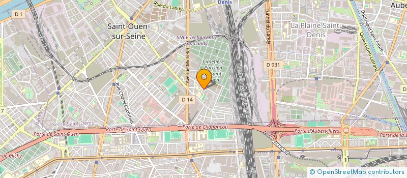 localisation de l'entreprise MONSIEUR TITO KRIMM à SAINT-OUEN-SUR-SEINE