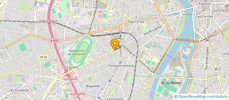 localisation de l'entreprise MONSIEUR TITO SIMON  TOULOUSE