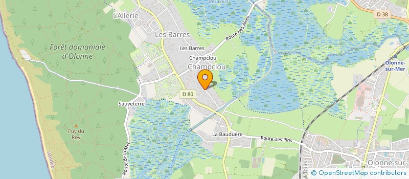 localisation de l'entreprise MONSIEUR TITOUAN AUBERT à LES SABLES-D'OLONNE