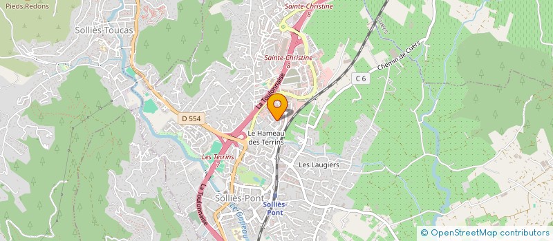 localisation de l'entreprise MONSIEUR TITOUAN BESSET  SOLLIES-PONT