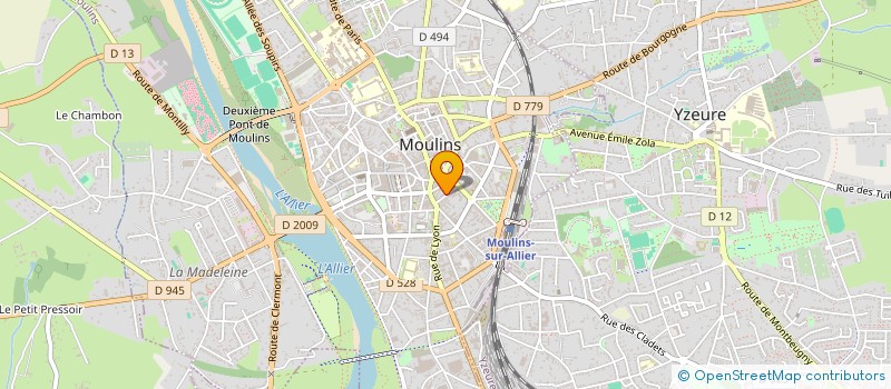 localisation de l'entreprise MONSIEUR TITOUAN BODIN  MOULINS