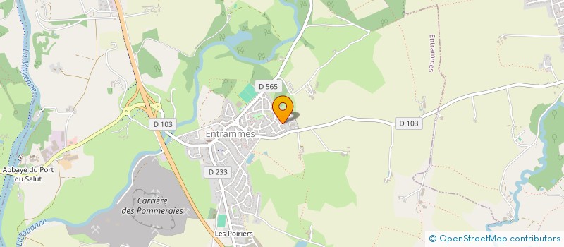 localisation de l'entreprise MONSIEUR TITOUAN BREBION  ENTRAMMES