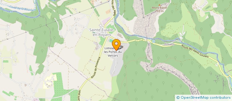 localisation de l'entreprise MONSIEUR TITOUAN CANSIER  SAINTE-EULALIE-EN-ROYANS