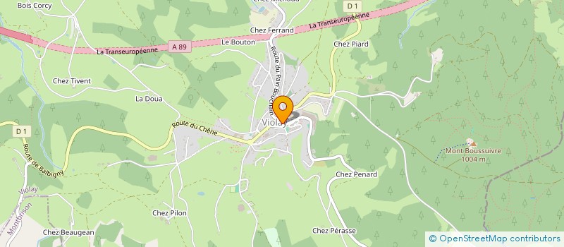 localisation de l'entreprise MONSIEUR TITOUAN CHAVEROT  VIOLAY