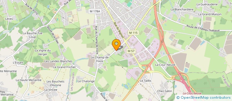 localisation de l'entreprise MONSIEUR TITOUAN CHEVREL  LES SORINIERES