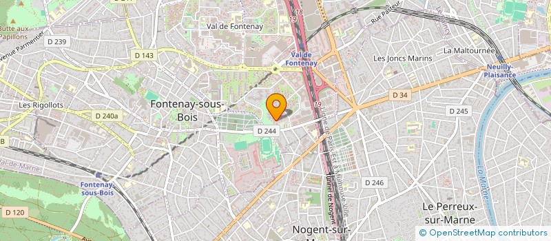 localisation de l'entreprise MONSIEUR TITOUAN CHEVRIER à FONTENAY-SOUS-BOIS