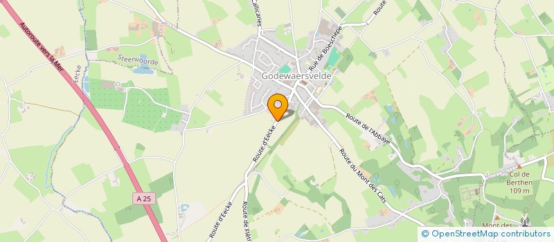 localisation de l'entreprise MONSIEUR TITOUAN CLEENEWERCK  GODEWAERSVELDE