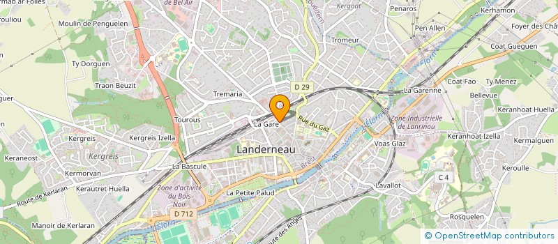 localisation de l'entreprise MONSIEUR TITOUAN CRENN  LANDERNEAU