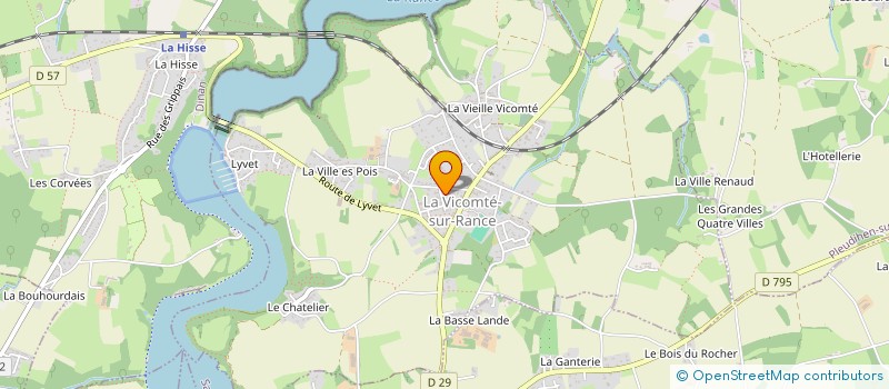 localisation de l'entreprise MONSIEUR TITOUAN DE BATZ à LA VICOMTE-SUR-RANCE
