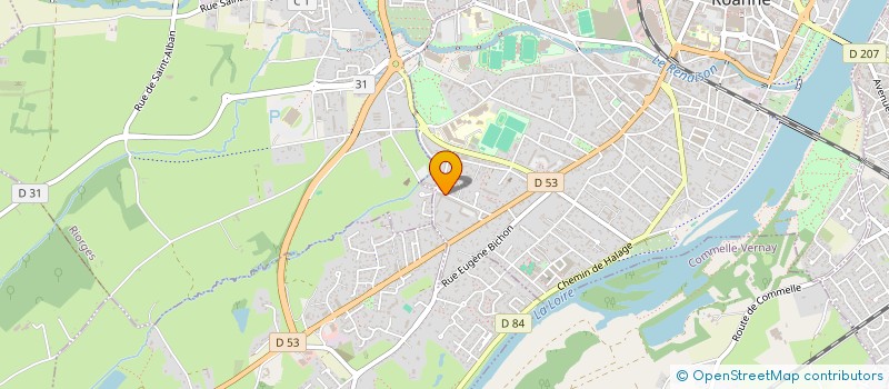 localisation de l'entreprise MONSIEUR TITOUAN DETOUR  ROANNE