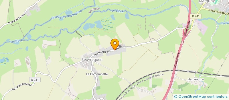 localisation de l'entreprise MONSIEUR TITOUAN DUPOUY  BEUVREQUEN