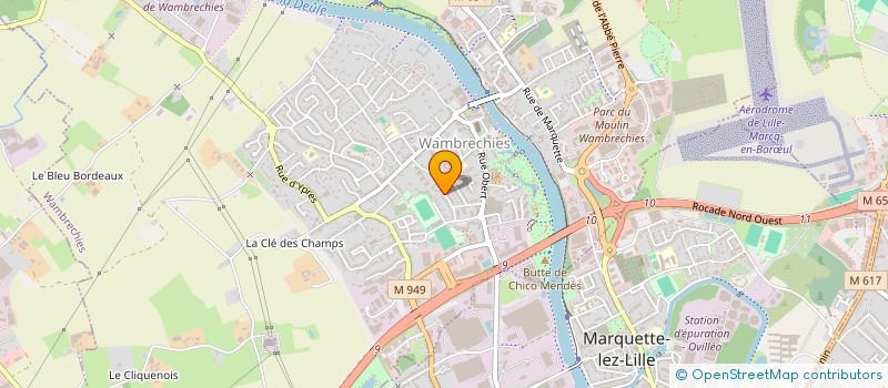 localisation de l'entreprise MONSIEUR TITOUAN DUPUIS  WAMBRECHIES