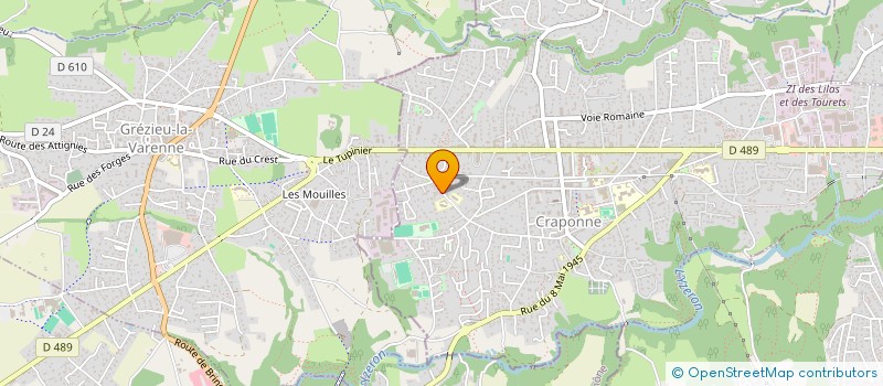 localisation de l'entreprise MONSIEUR TITOUAN EXBRAYAT  CRAPONNE