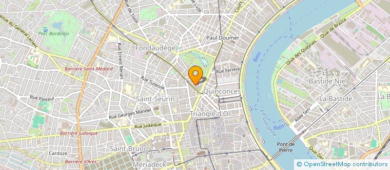 localisation de l'entreprise MONSIEUR TITOUAN FOUCHE  BORDEAUX