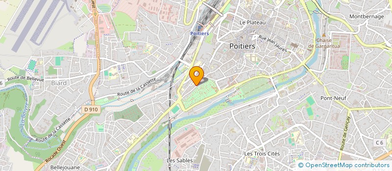 localisation de l'entreprise MONSIEUR TITOUAN GROS  POITIERS