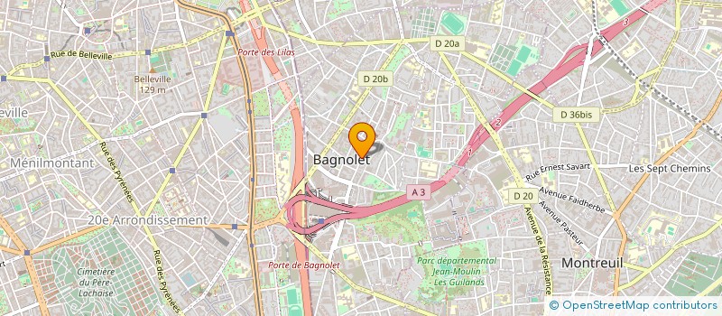 localisation de l'entreprise MONSIEUR TITOUAN GUILLEMOT à BAGNOLET