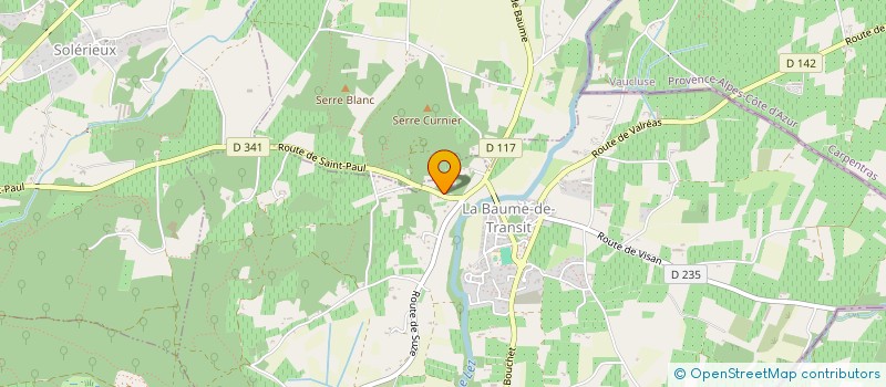 localisation de l'entreprise MONSIEUR TITOUAN GUILLOUX  SUZE-LA-ROUSSE