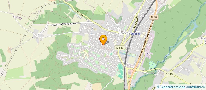 localisation de l'entreprise MONSIEUR TITOUAN JARD  ETRECHY