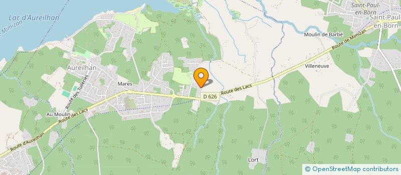 localisation de l'entreprise MONSIEUR TITOUAN LA DROITTE  AUREILHAN