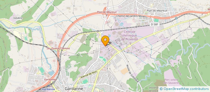 localisation de l'entreprise MONSIEUR TITOUAN LE MOAL à GARDANNE