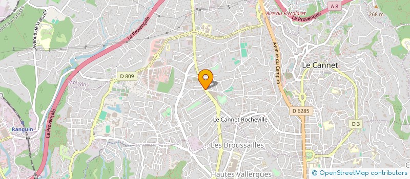 localisation de l'entreprise MONSIEUR TITOUAN LEXCELLENT à LE CANNET