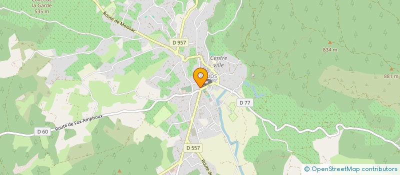 localisation de l'entreprise MONSIEUR TITOUAN LOREAU  AUPS