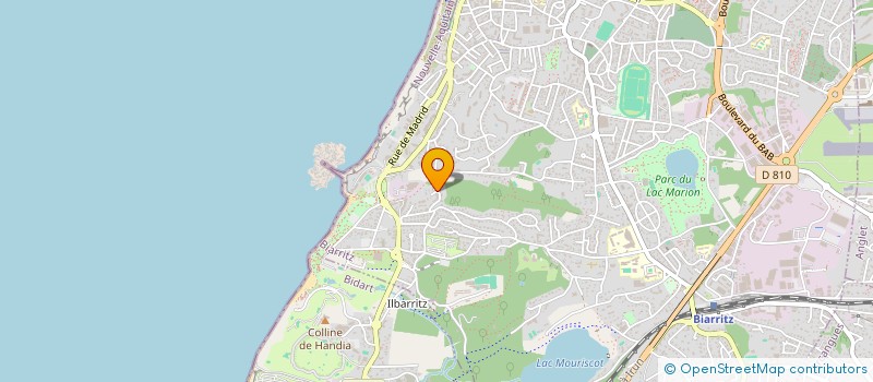 localisation de l'entreprise MONSIEUR TITOUAN LOUSTAUNAU à BIARRITZ