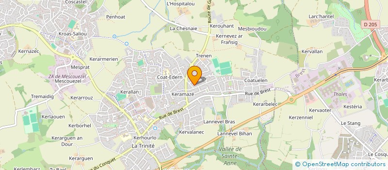 localisation de l'entreprise MONSIEUR TITOUAN MAGUET  PLOUZANE