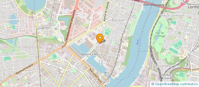 localisation de l'entreprise MONSIEUR TITOUAN MARK MARIE TITOUAN DEBAINS  BORDEAUX