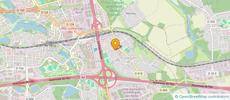 localisation de l'entreprise MONSIEUR TITOUAN MICHENOT  COLLEGIEN