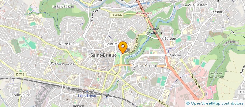 localisation de l'entreprise MONSIEUR TITOUAN MOUZER à SAINT-BRIEUC