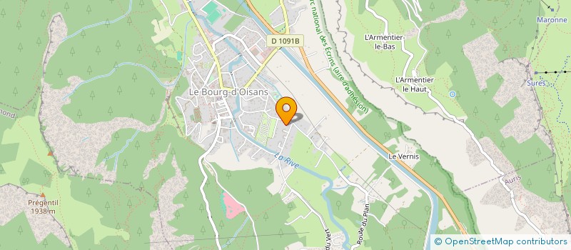 localisation de l'entreprise MONSIEUR TITOUAN OLANIE  LES DEUX ALPES