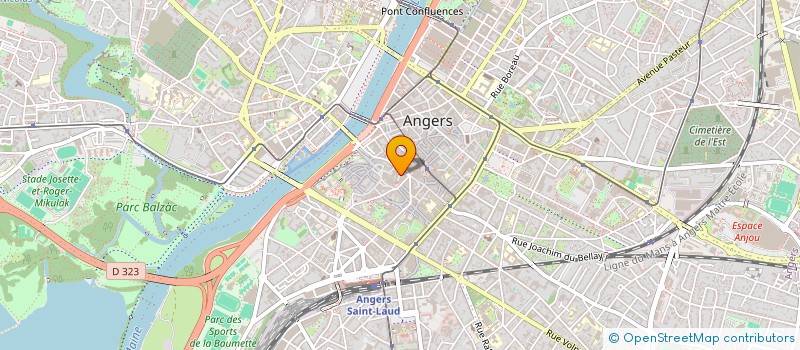 localisation de l'entreprise MONSIEUR TITOUAN PAUZET à ANGERS