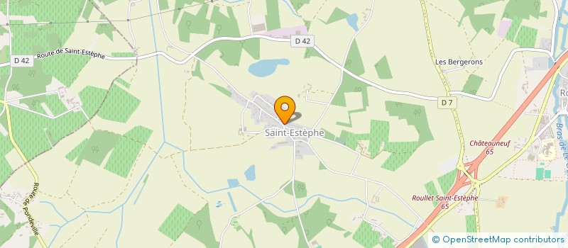 localisation de l'entreprise MONSIEUR TITOUAN PEYRAUD  ROULLET-SAINT-ESTEPHE