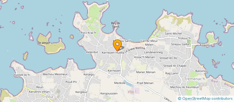 localisation de l'entreprise MONSIEUR TITOUAN PILARD  PLOUGUERNEAU