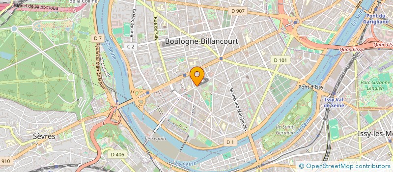 localisation de l'entreprise MONSIEUR TITOUAN PIONNIER à BOULOGNE-BILLANCOURT