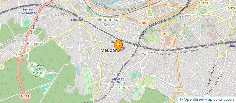 localisation de l'entreprise MONSIEUR TITOUAN PLANTEFEVE à MEUDON