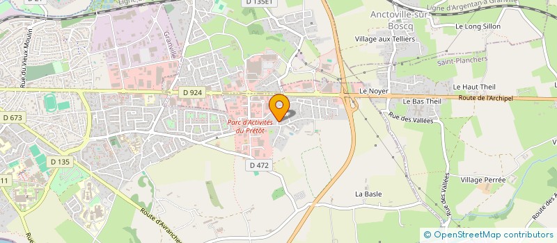 localisation de l'entreprise MONSIEUR TITOUAN PRUVOST  GRANVILLE