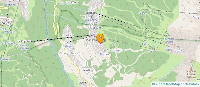 localisation de l'entreprise MONSIEUR TITOUAN RAMBAUD  PEISEY-NANCROIX