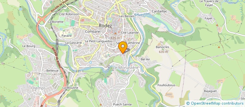 localisation de l'entreprise MONSIEUR TITOUAN RUDELLE  RODEZ